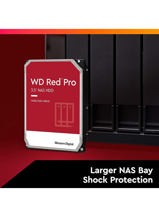 دبليو دي قرص صلب داخلي Red Pro NAS سعة 16 تيرابايت - 7200 دورة في الدقيقة، SATA 6 جيجابت/ثانية، CMR، ذاكرة تخزين مؤقتة سعة 256 ميجابايت، مقاس 3.5 بوصة - WD161KFGX - Image 3