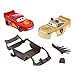 Disney Store Official Lightning McQueen Die Cast Set Cars on The Road Toys 143 Scale Disney Cars Diecast Vehicle with Road Warrior Deputy Hazard Makeovers Accessories - Image 3