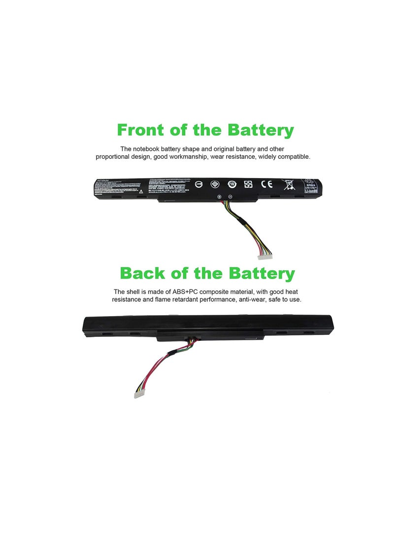 Terabyte AS16A5K Battery Recplacement For Acer. Aspire E15 E5-475 E5-523 E5-553 E5-575 E5-575G E5-576 E5-774G E5-575G-53VG Series,Fit P/N AS16A7K AS16A8K - Image 3