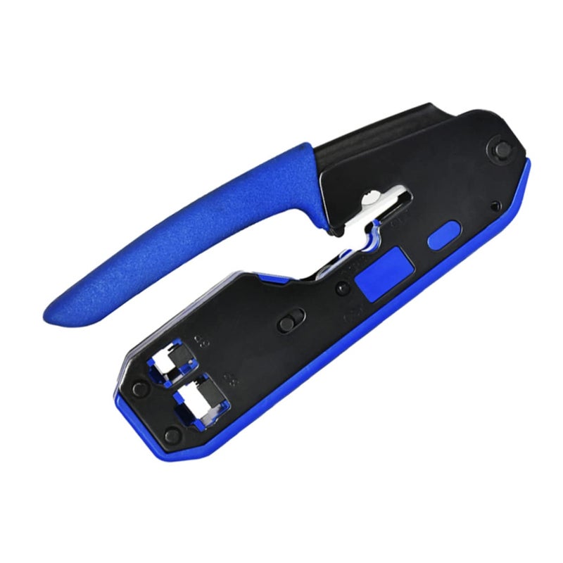 Professional Multi Function Cable Stripper Crimping Pliers with Frosted Handles for Wire Stripping Network Pressing - Image 2