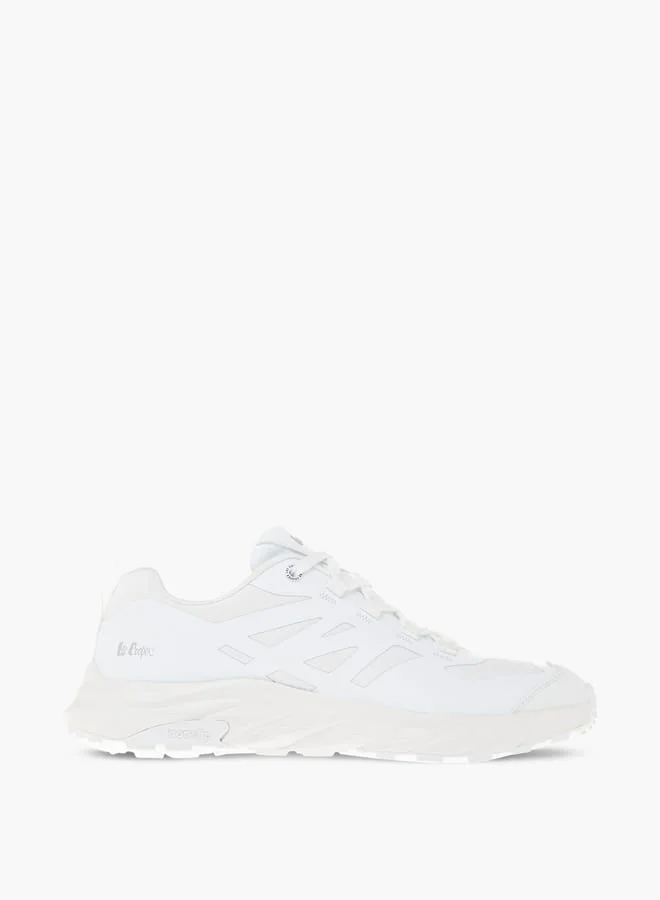 Lee Cooper Mens Panelled Sneakers With Lace-Up Closure
