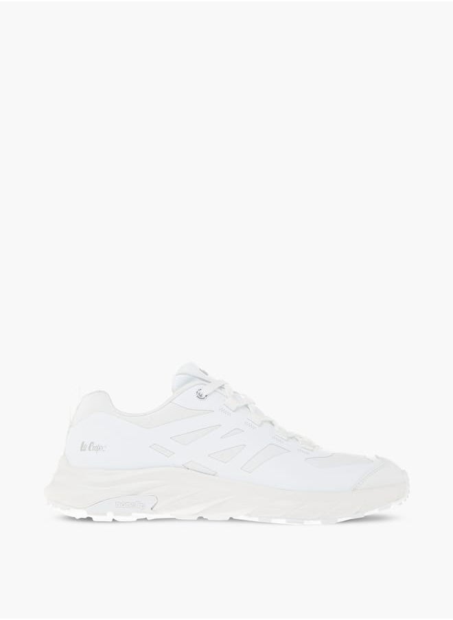 Lee Cooper Mens Panelled Sneakers With Lace-Up Closure  - Image 3