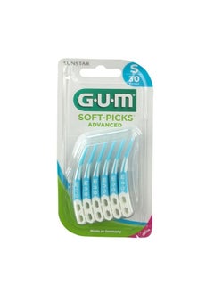 Gum Soft Picks Advanced Small with Flexible Rubber Tips for Gentle Plaque Removal Interdental Cleaners Small Size for Deep Cleaning and Superior Gum Care  - Image 1