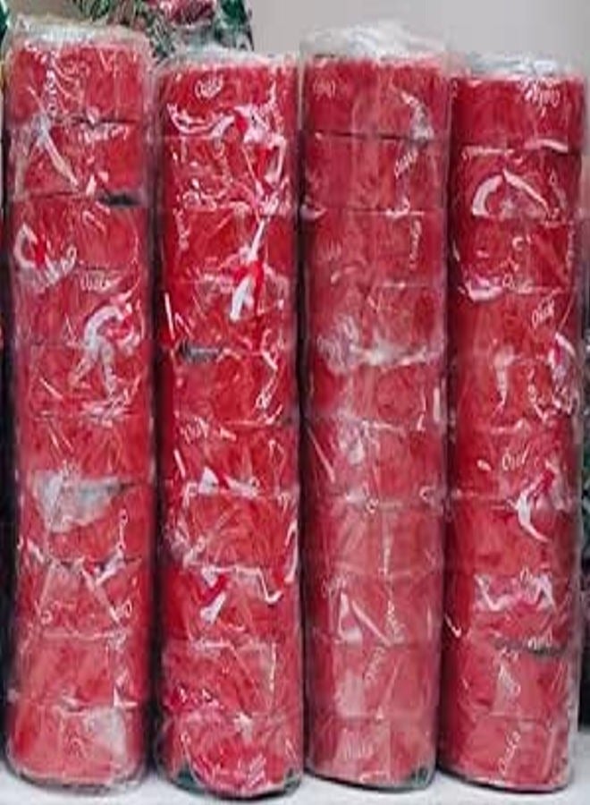OSAKA Bundle of 10 red Cricket Ball Tape Tennis Ball Tape Pack of 10 Roll. - Image 1