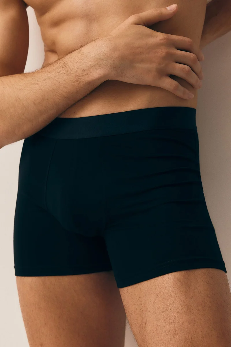 اتش اند ام سروال ترانك بارتفاع متوسط من القطن - عبوة 10 قطع