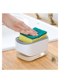 Soap dispenser with sponge and rubber base to prevent slipping tr - pzsku/Z8BBE03BE364A1C972030Z/45/_/1725468076/1ec3bee2-fa5e-4bba-bb16-6defccc123ce