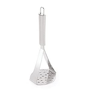 RSPTJM Masher Combo Set of 2 Stainless Steel Egg Whisk and Potato Masher Potato Vegetable Pav Bhaji Masher - Image 2