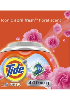 Tide 104-Piece 4-in-1 Laundry Detergent Pods With Downy HE Sensitivity 2.8 Kg  - Image 5