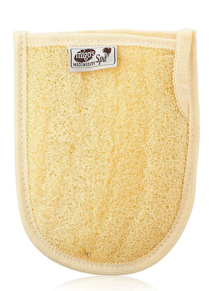 ليفة طبيعية ثقيلة للجسم وقفاز تدليك متعددة الالوان