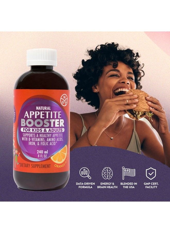 NGL - Appetite Booster Weight Gain Stimulant Supplement Eat More For Underweight Kids & Adults Fortified With Vitamins B1B2B3B5B6B12 Folic Acid Iron Zinc Amino Acids Flax Seed Oil - Image 1