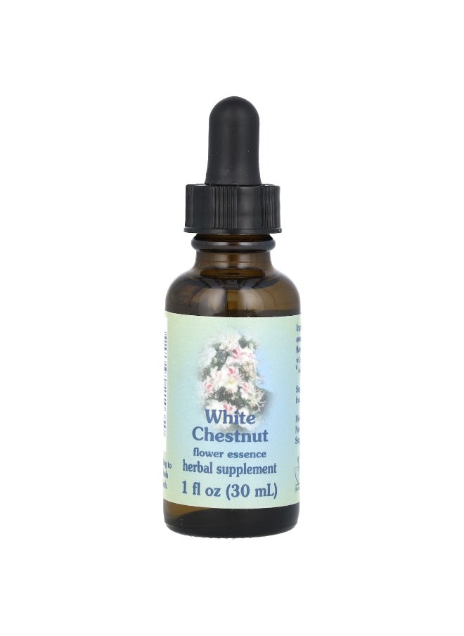 Flower Essence Services Flower Essence Services, White Chestnut, Flower Essence, 1 fl oz (30 ml)  - Image 1