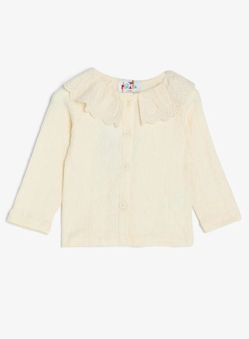 بنياتا قميص بأكمام طويلة