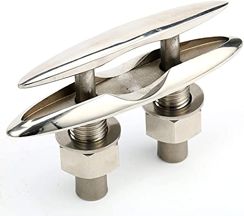 Amarine Made Amarine-made 4 Pack of Stainless Steel 316 Pull Up Cleat - 6-1/2" -M0098S - Image 4
