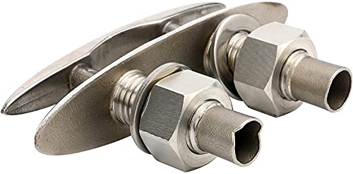 Amarine Made Amarine-made 4 Pack of Stainless Steel 316 Pull Up Cleat - 6-1/2" -M0098S - Image 5