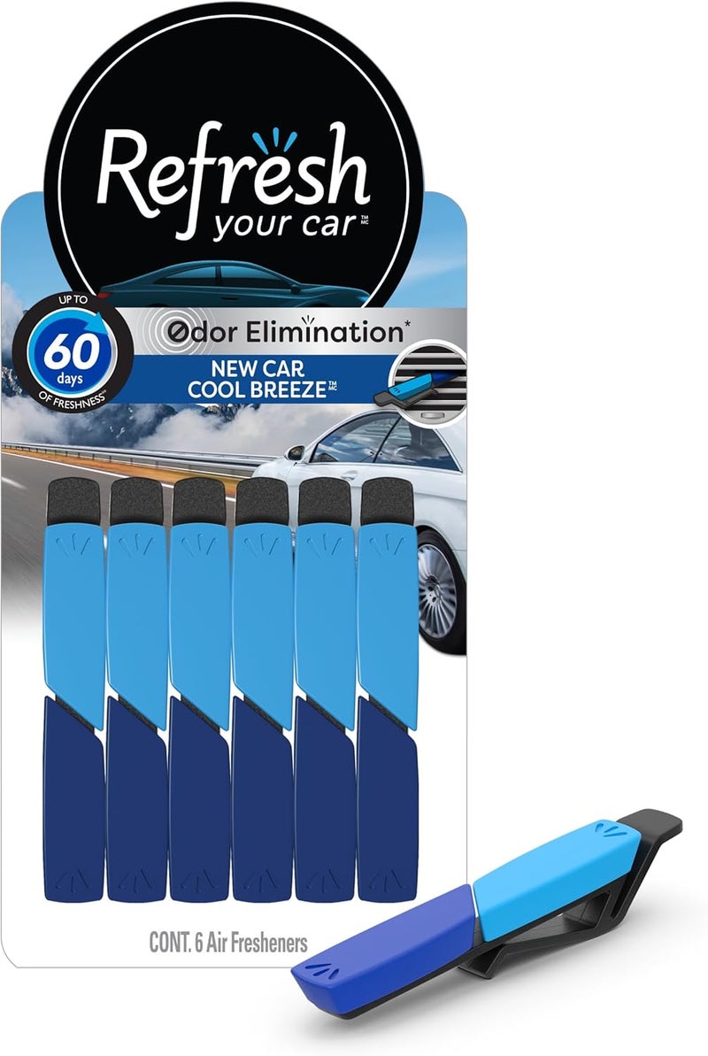 RefreshYourCar Refresh Your Car! 09431Z Auto Vent Stick, New Car, 6 Per Pack Cost saving design picks - Image 1