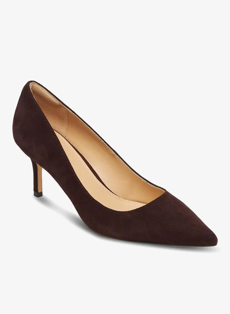 DUCHINI Women Stiletto Heel Leather Pumps