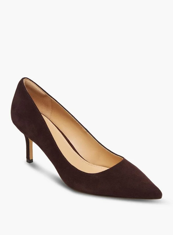 DUCHINI Women Stiletto Heel Leather Pumps
