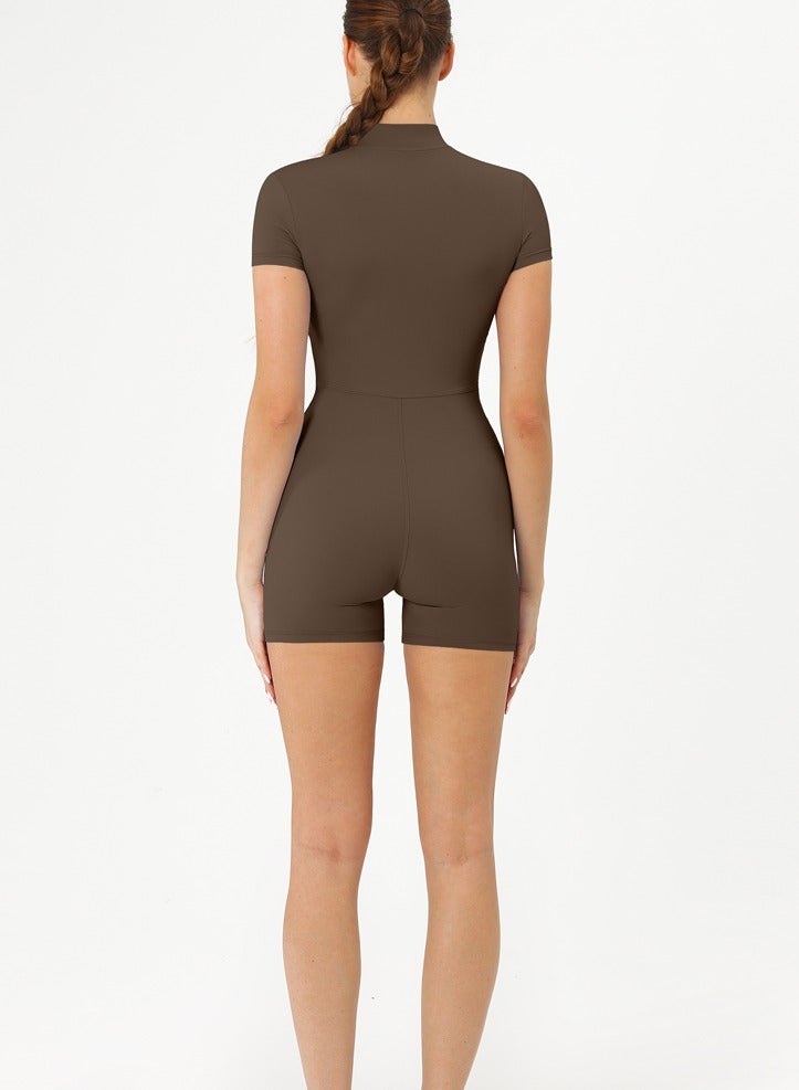 general Short Sleeve Jumpsuits Sport Short Romper Women  - Image 5