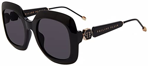 Philipp Plein Sunglasses SPP 065 S 0700 Shiny Black - Image 4