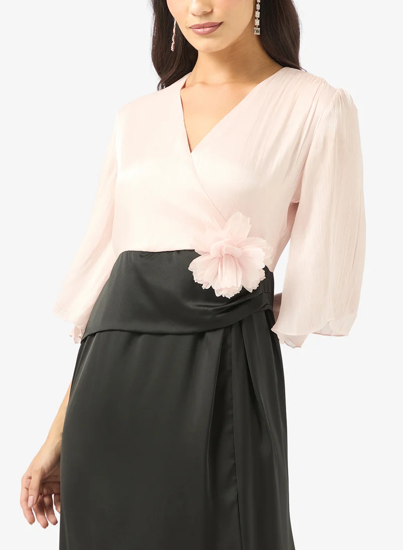 Khizana  Dress With Flouncy Sleeves for Women | Best Price UAE