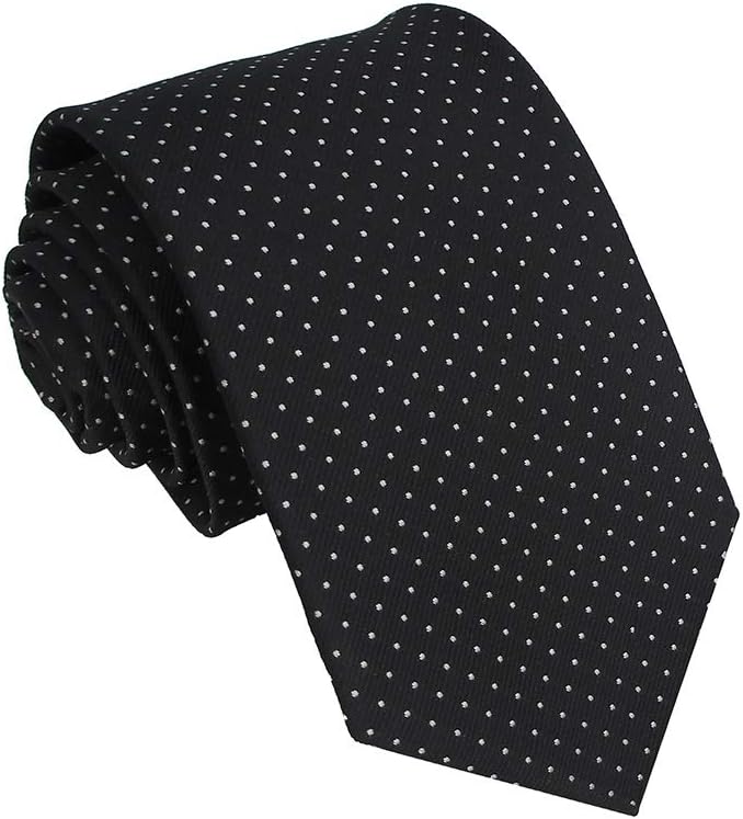 Mens Microfiber Polyester Necktie Pattern Tie for Men