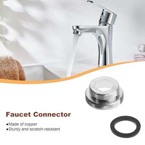 CNYMANY 16 pcs Faucet Adapter Kit, CNYMANY Kitchen Aerator Adapter Set Male Female M22 Sink Faucet Adapter Connecting Garden Hose Water Filter Standard Hose via Diverter - Image 5