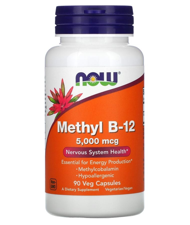 now Methyl B-12 5000 mcg 90 Veg Capsules
