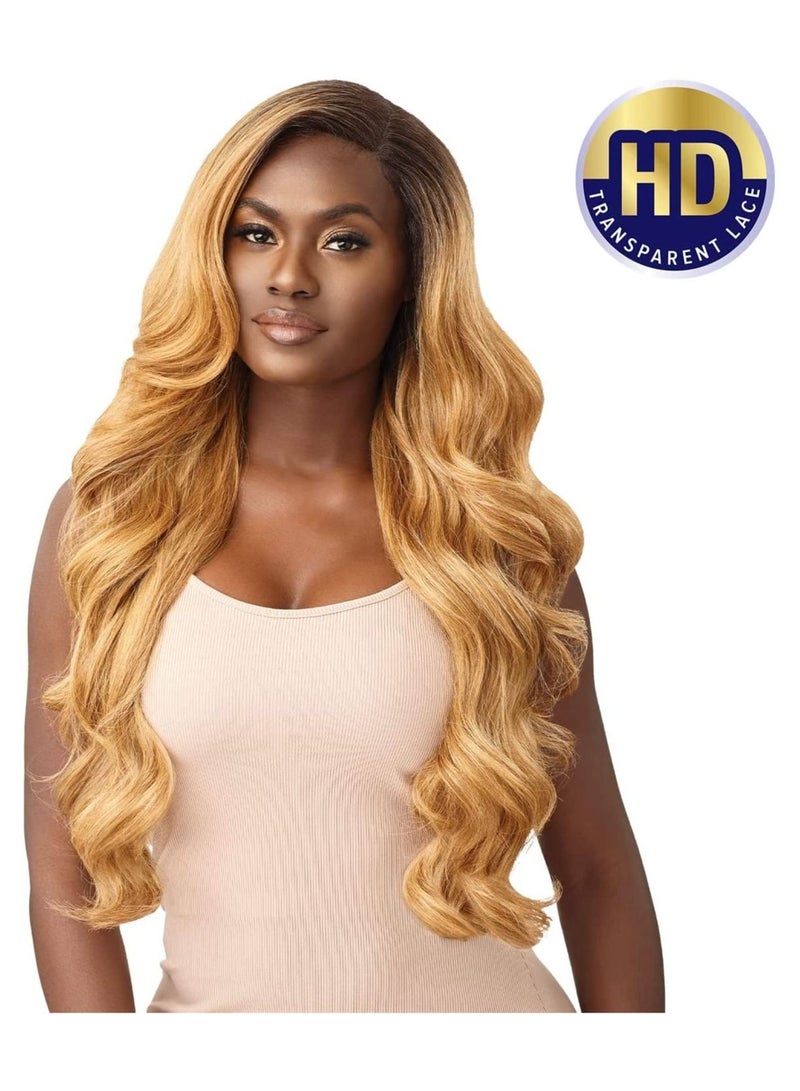 Estelle Outre Lace Front Natural Baby Hairs HD Transparent 28 Inches Color No 2 - Image 5