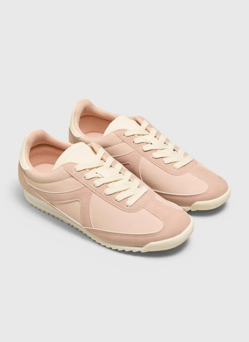 Matalan Pink Retro Trainers