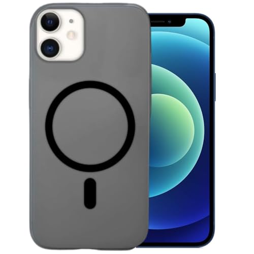 MAGICHUB Luxury Paper Thin Back Case Cover for iPhone 11 | Matte Finish | Compatible with magsafe | (Black) - Image 1