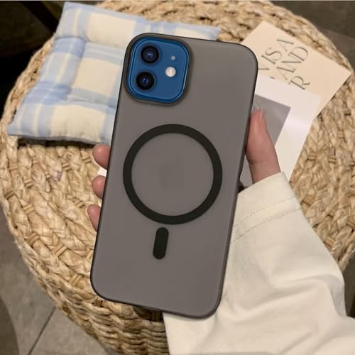 MAGICHUB Luxury Paper Thin Back Case Cover for iPhone 11 | Matte Finish | Compatible with magsafe | (Black) - Image 4