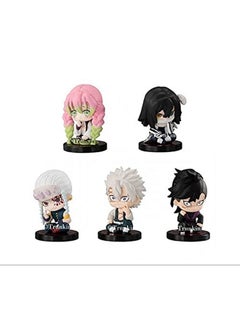 Trunkin Trunkin Demon Slayer Figures Chibi Small Mascot Action Figures Set of 15 Model A, 2-3 Inches Kimetsu no Yaiba Anime Figurines Small Sitting Set with Hashiras  - Image 5