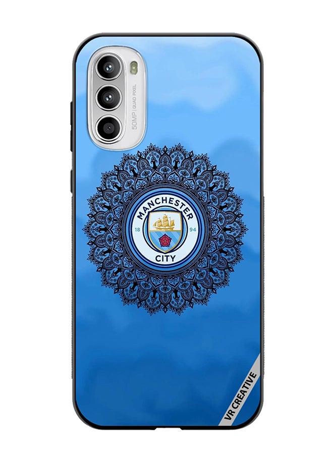 VR CREATIVE Protective Case Cover For Motorola Moto G82 Man City Design Multicolour - Image 1