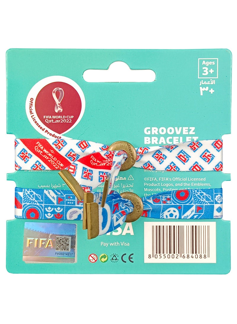 فيفا سوار معصم نايلون رسمي منتخب فرنسا – كأس العالم قطر 2022، مقاس واحد، للجنسين، عصري - Image 2