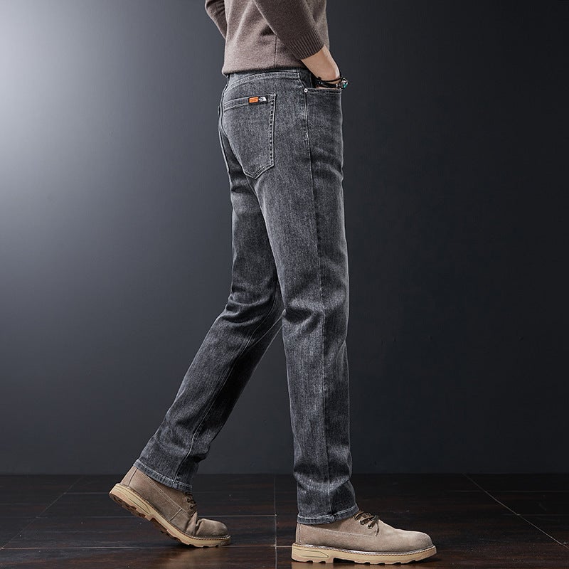 Unisex Classic Denim Jeans Loose Fit Daily Outdoor Wear - Image 2
