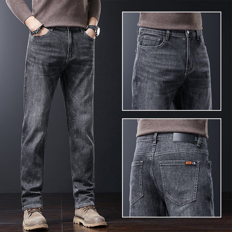 Unisex Classic Denim Jeans Loose Fit Daily Outdoor Wear - Image 5