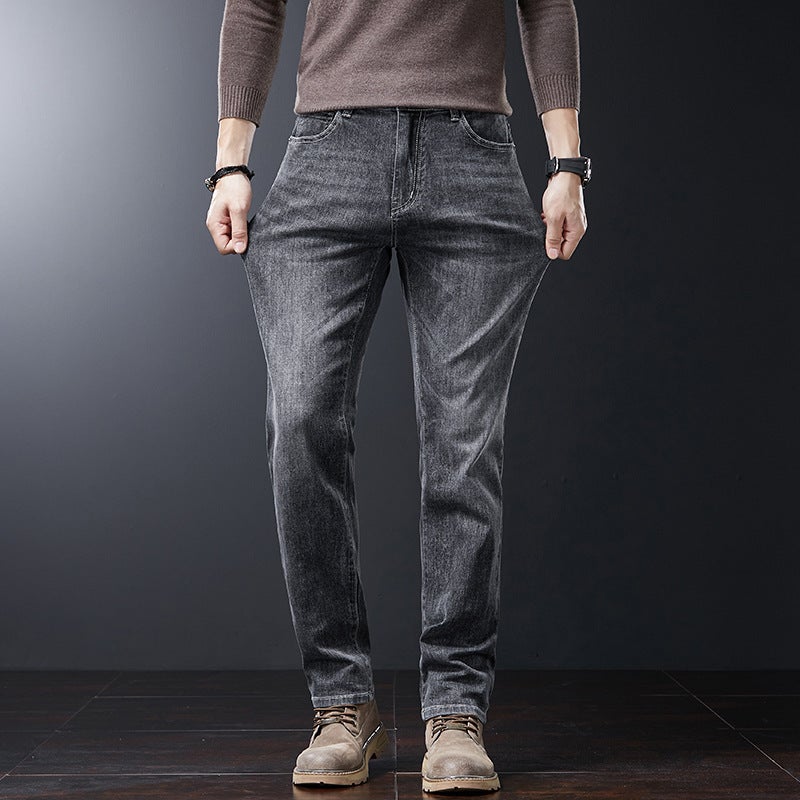 Unisex Classic Denim Jeans Loose Fit Daily Outdoor Wear - Image 3