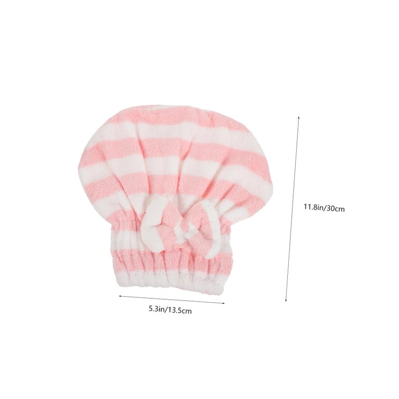 2Pcs Super Absorbent Hair Drying Turban Cap For Women Reusable Microfiber - Image 3