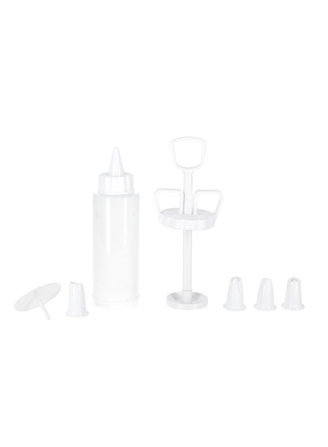 Royalford Icing Syringe With 5 Nozzles And Flower Nail Bpa Free Odor Free 20x6.3cm - Image 2