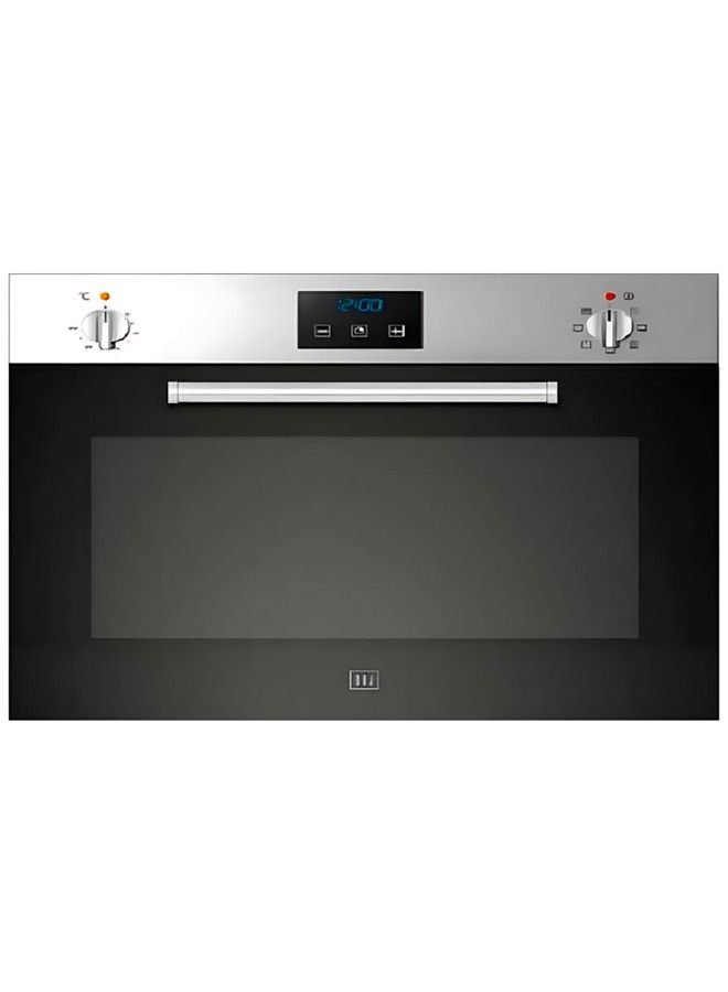 BOJ 90CM Built In Electric Oven OVE 9591BX 9Multi Function Cooker Full Glass Inner Door Black Glass Outer Door Fully Electric Oven Made In Italy - Image 1