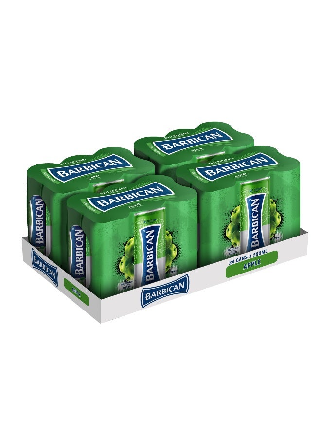 Barbican مشروب باربيكان بنكهة التفاح غير الكحولي 250 مل في علبة × 24 عبوة - Image 1