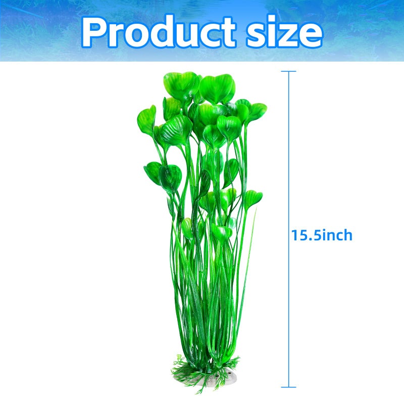 AQUANEAT 26pcs Artificial Fish Tank Plants, Multi Color Plastic Aquarium Accessories - Image 2