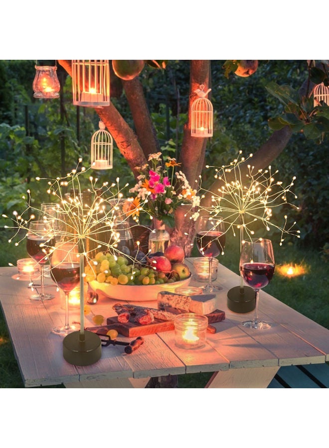 إسكدنيا Adjustable USB Rechargable LED Branch Table Lamp with Remote Control Brightness أبيض 24.00 X 6.00 9.50سم - Image 2