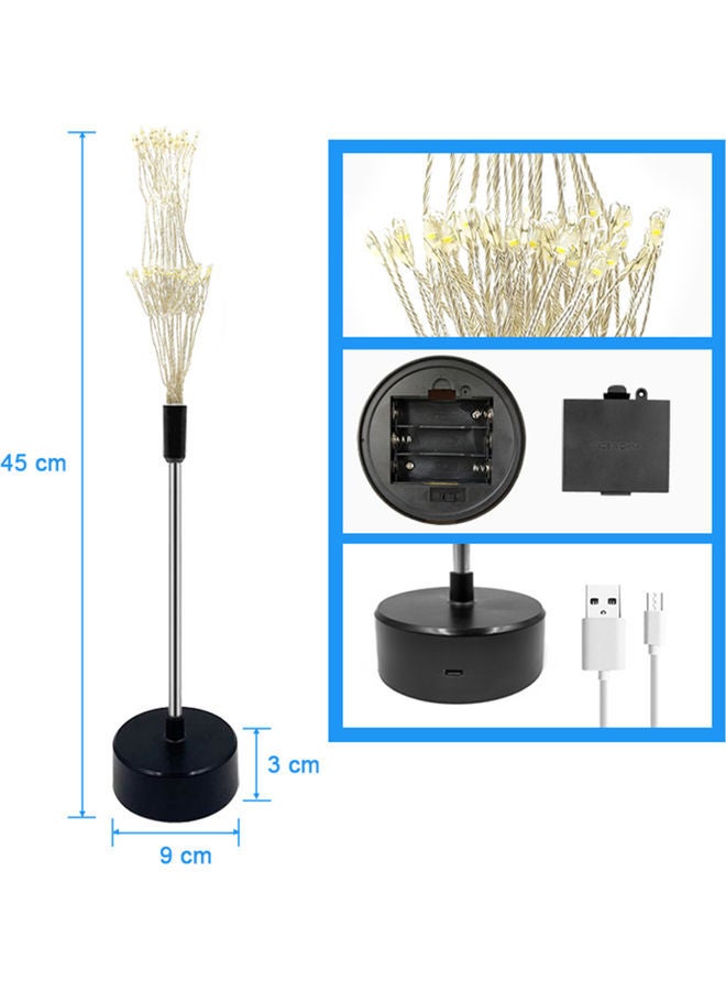 إسكدنيا Adjustable USB Rechargable LED Branch Table Lamp with Remote Control Brightness أبيض 24.00 X 6.00 9.50سم - Image 5