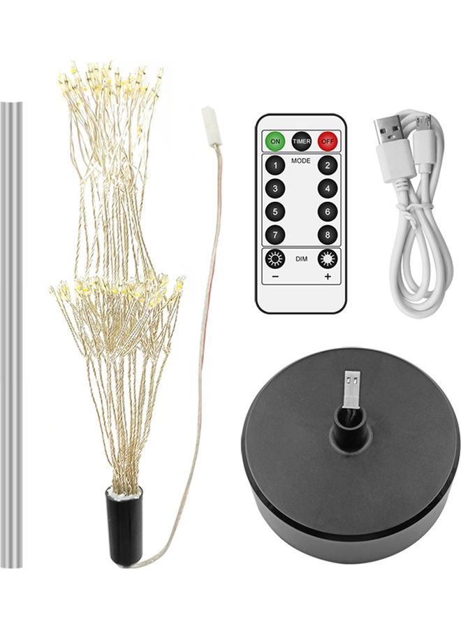 إسكدنيا Adjustable USB Rechargable LED Branch Table Lamp with Remote Control Brightness أبيض 24.00 X 6.00 9.50سم - Image 1