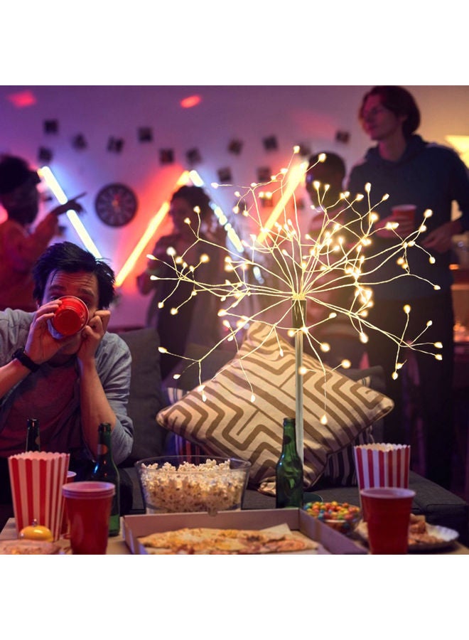 إسكدنيا Adjustable USB Rechargable LED Branch Table Lamp with Remote Control Brightness أبيض 24.00 X 6.00 9.50سم - Image 4