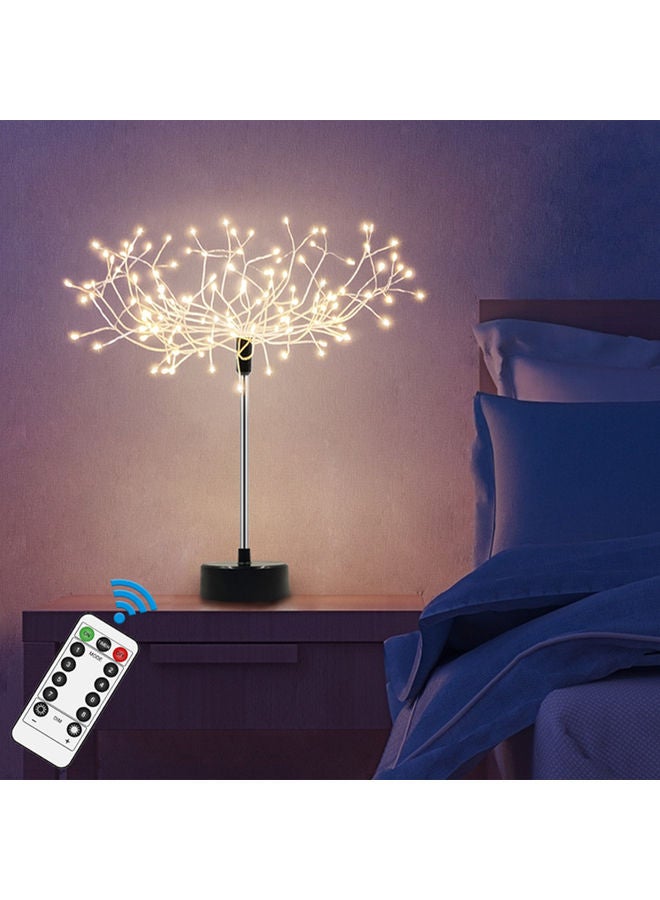إسكدنيا Adjustable USB Rechargable LED Branch Table Lamp with Remote Control Brightness أبيض 24.00 X 6.00 9.50سم - Image 3
