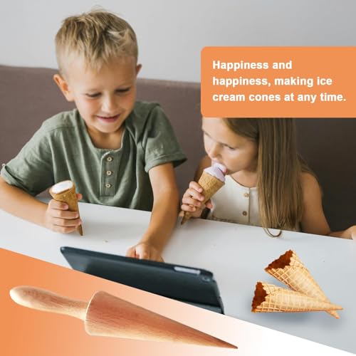 piercing Cone Maker Mold, Waffle Cone Maker Mold, Waffle Cone Shaping Tool for Homemade Ice Cream Dessert, Reusable Baking Mold with Easy Release Design - Image 5