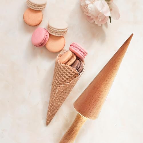 piercing Cone Maker Mold, Waffle Cone Maker Mold, Waffle Cone Shaping Tool for Homemade Ice Cream Dessert, Reusable Baking Mold with Easy Release Design - Image 4
