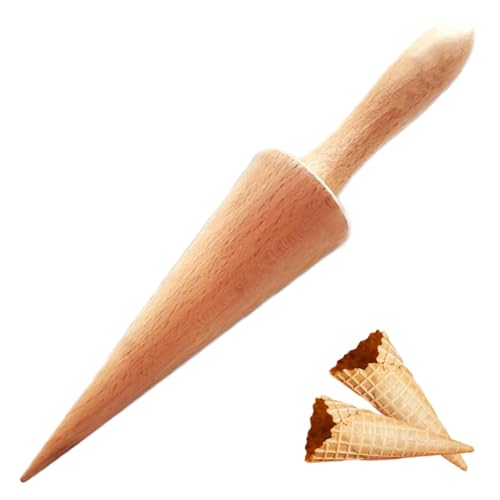 piercing Cone Maker Mold, Waffle Cone Maker Mold, Waffle Cone Shaping Tool for Homemade Ice Cream Dessert, Reusable Baking Mold with Easy Release Design - Image 1